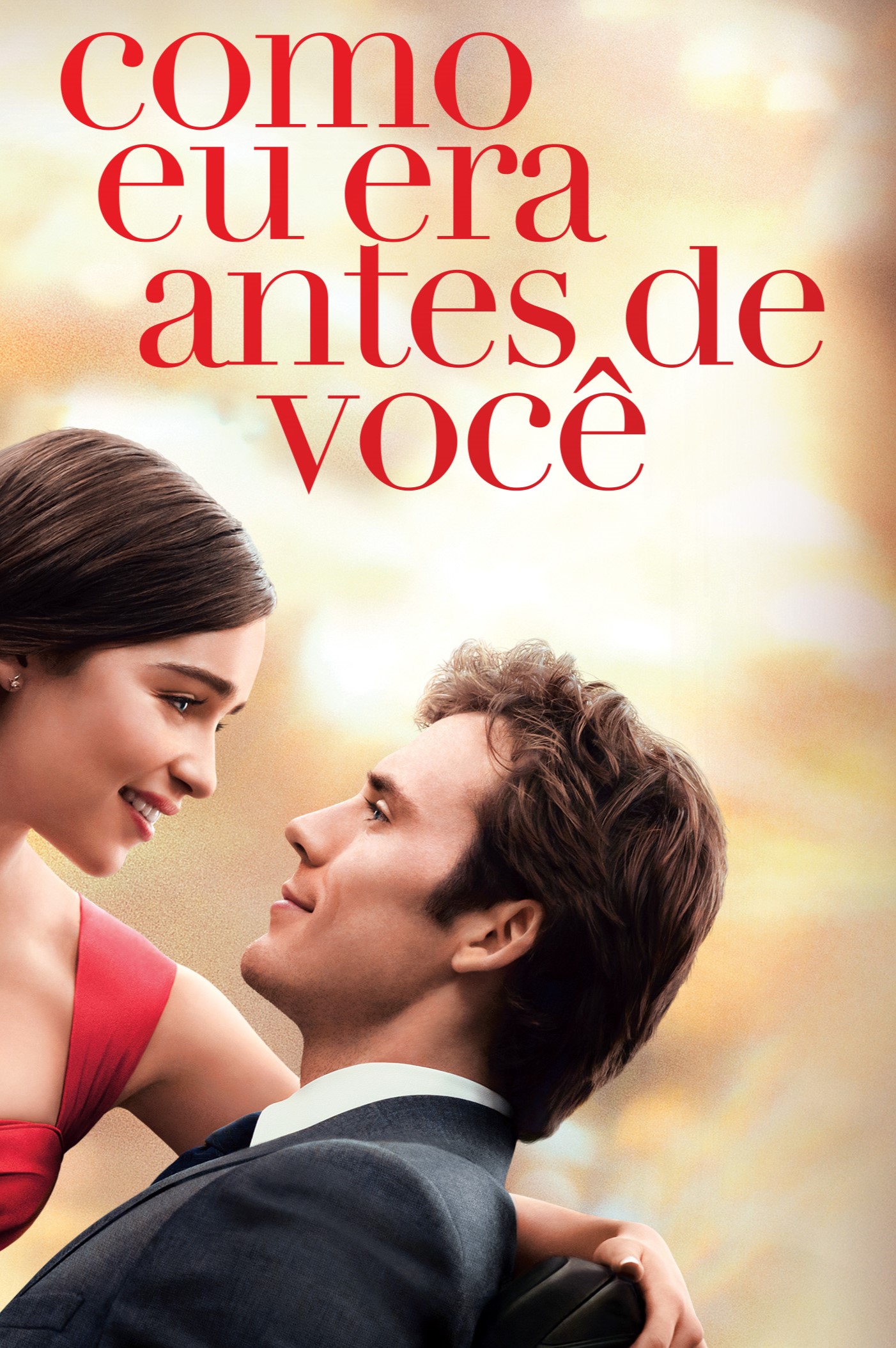 Filme como eu era antes de você / casal sentados se olhando